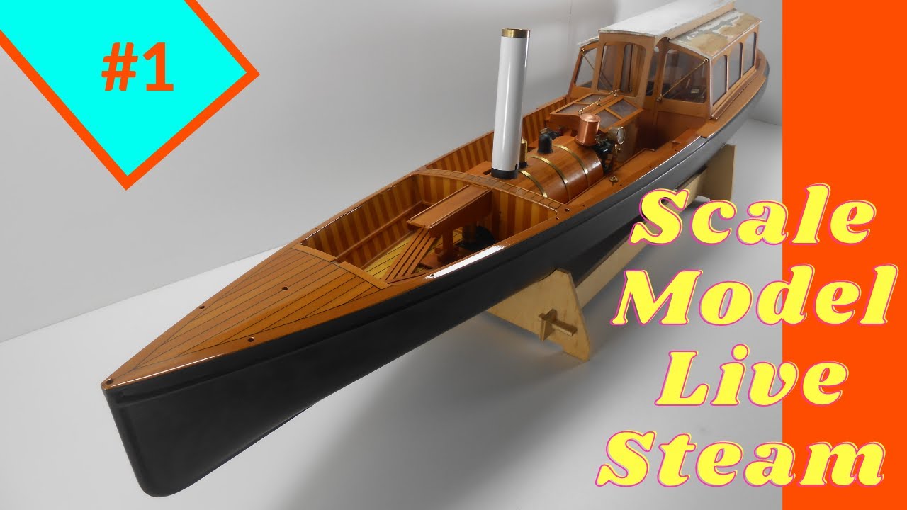 RC Steam Boat - Model boat Building - Live steam - Wood Boat