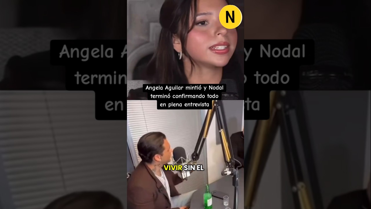 Christian Nodal denies &Aacute;ngela Aguilar's statements during an interview, confirming that she is ly...