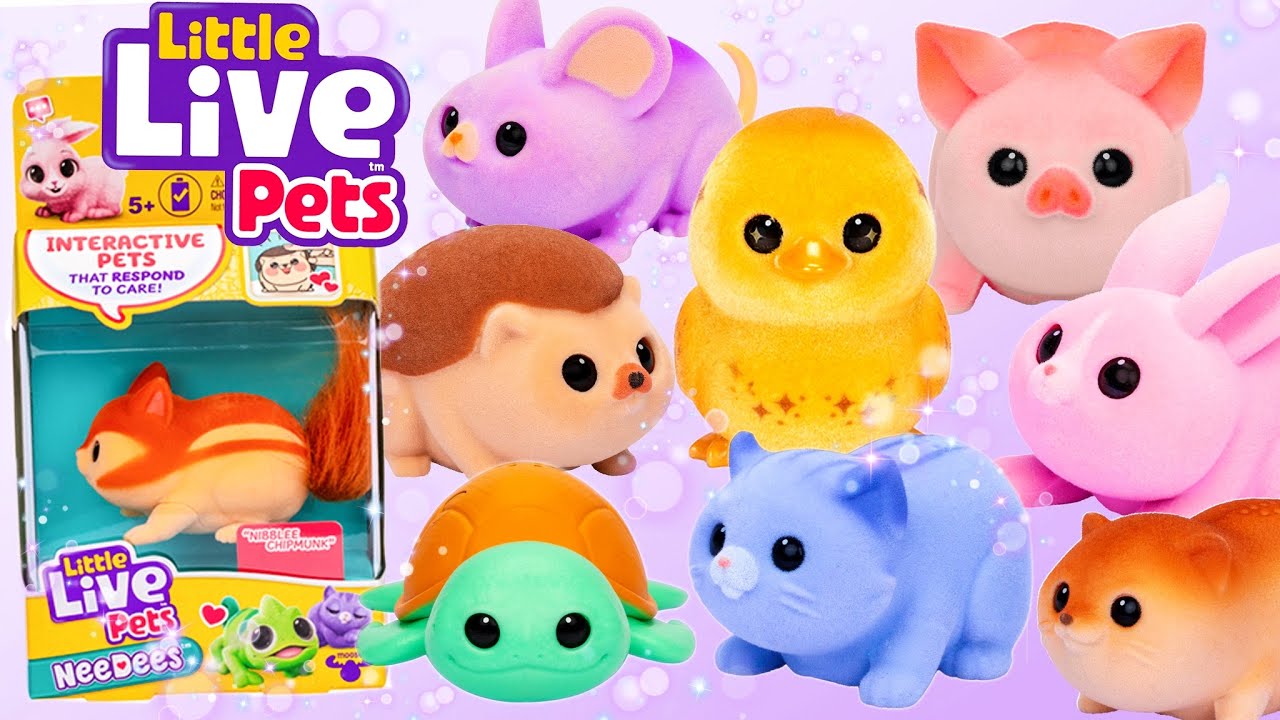 Little Live Pets NeeDees | How To Play & Interact With Super Cute Wearable Electronic Toy Pets