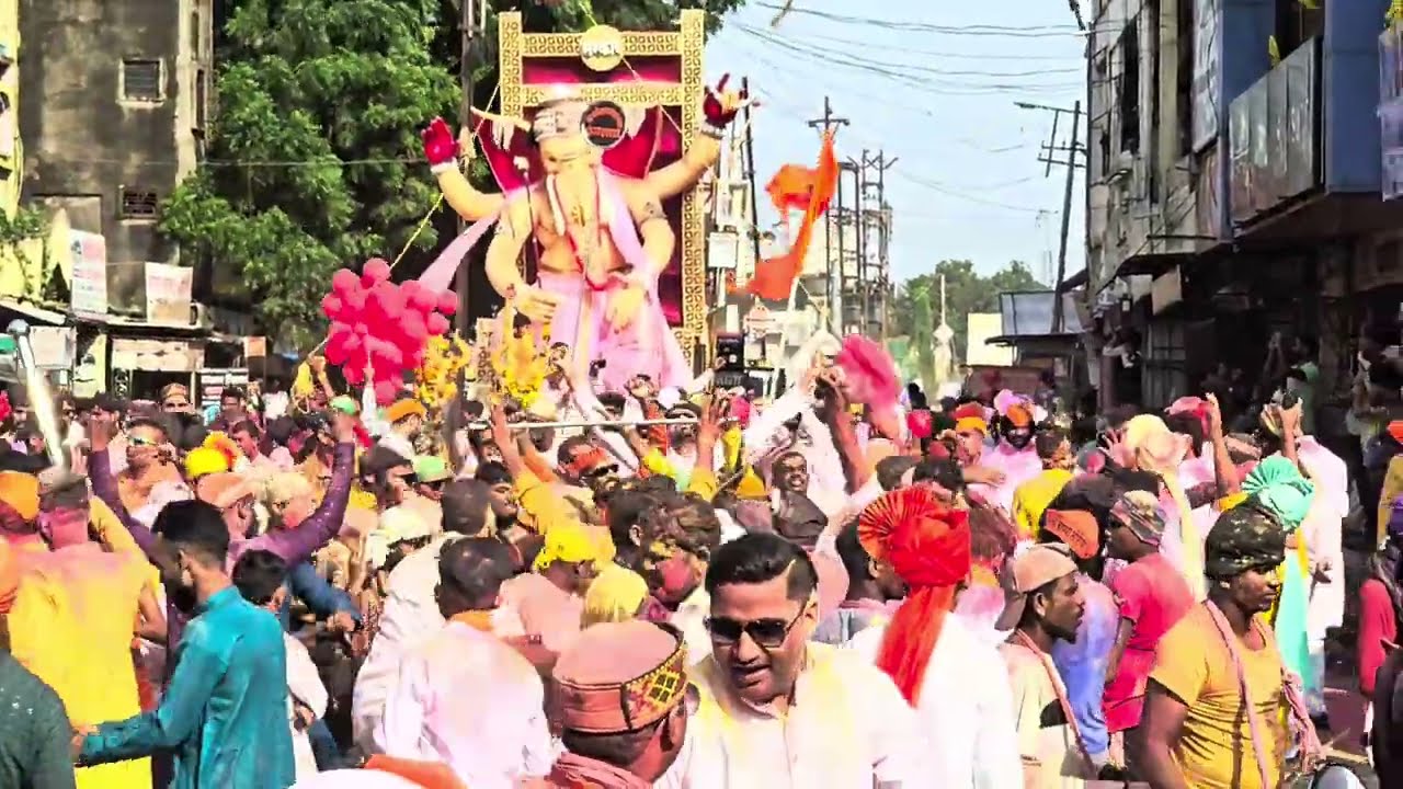 🎧#NANDURBAR GANAPATI VISARJAN MIRAVNUK 2024 || SANT KABIRDAS VYAYAM SHALA ||(KANJARWADA) NANDURBAR