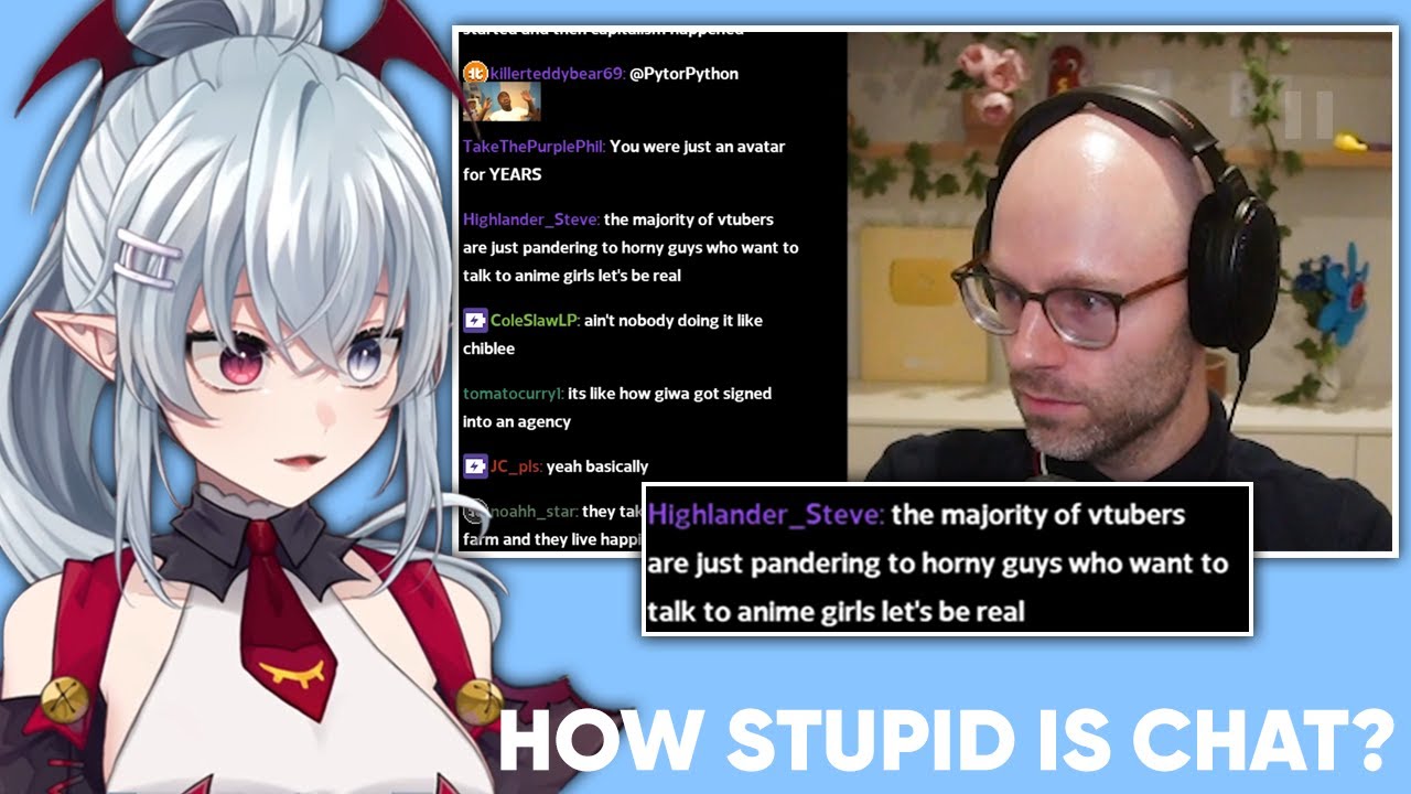 GEEGA reacts to Northernlion being fed vtuber misinformation by his chat