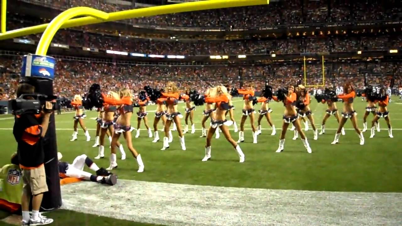 Denver Broncos Cheerleaders perform 