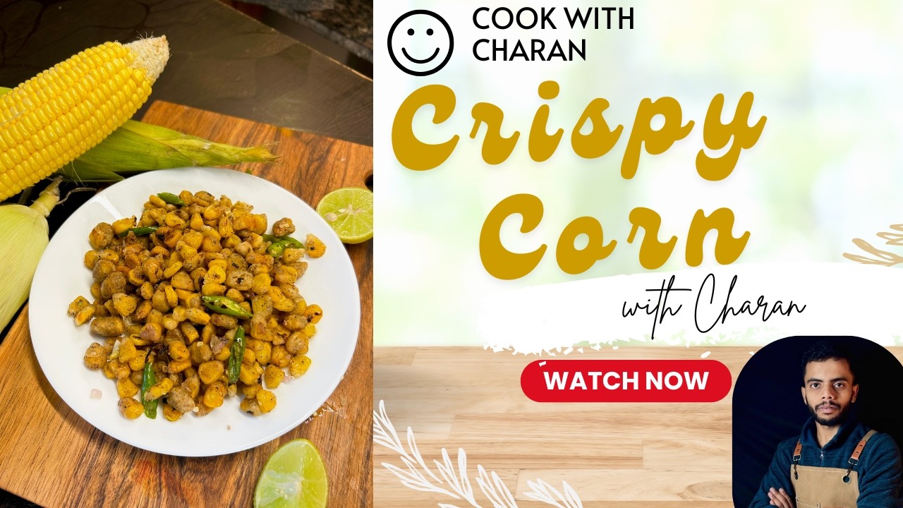 Crispy Corn Recipe Restaurant Style at Home | Easy Snack Recipe in Kannada