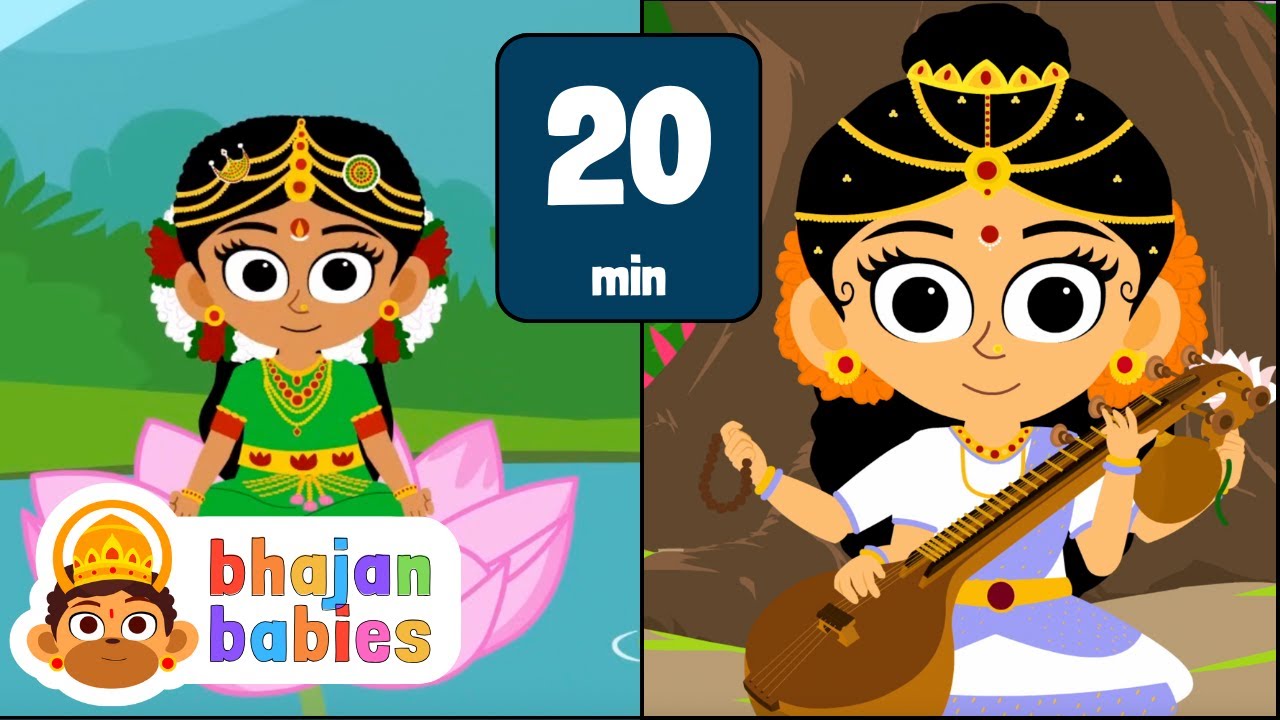 Best of Lakshmi & Saraswati Bhajans | 20 Minute Compilation | Calm Devotional Music for Babies