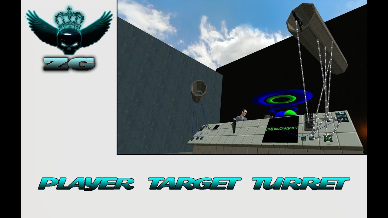 How to: Make a Player Target Turret [Wiremod] [HD]