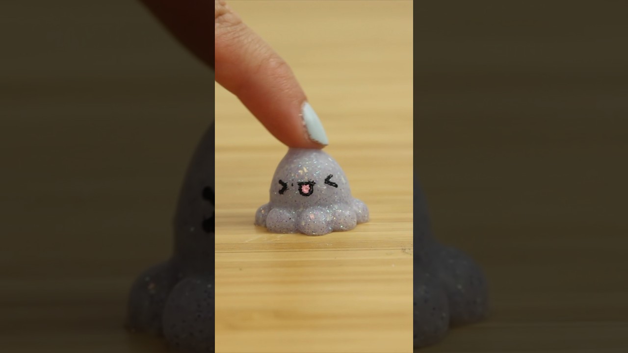 How to make extra soft mochi squishies using Elmers Glue 🐙 