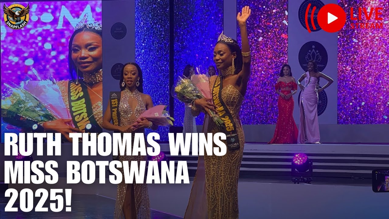 👑 BREAKING: Ruth Thomas Crowned Miss Botswana 2025! | Full Crowning Moment 🎥✨