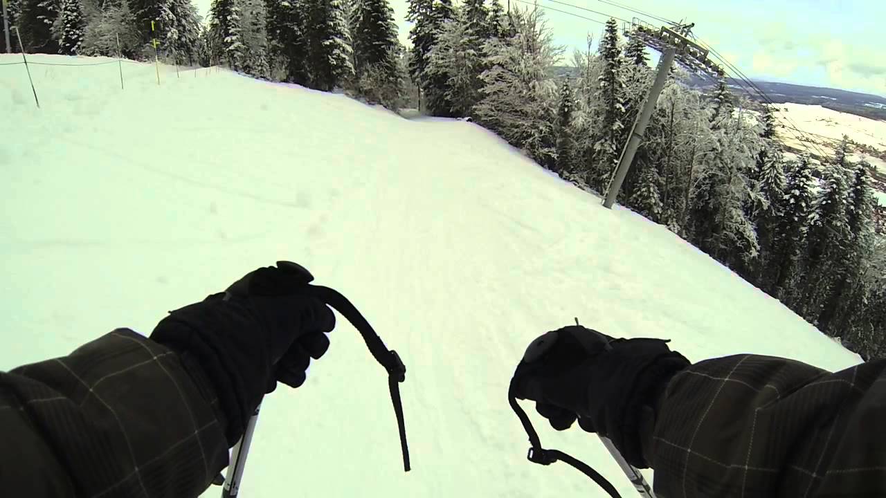 Renversé Metabief a skis