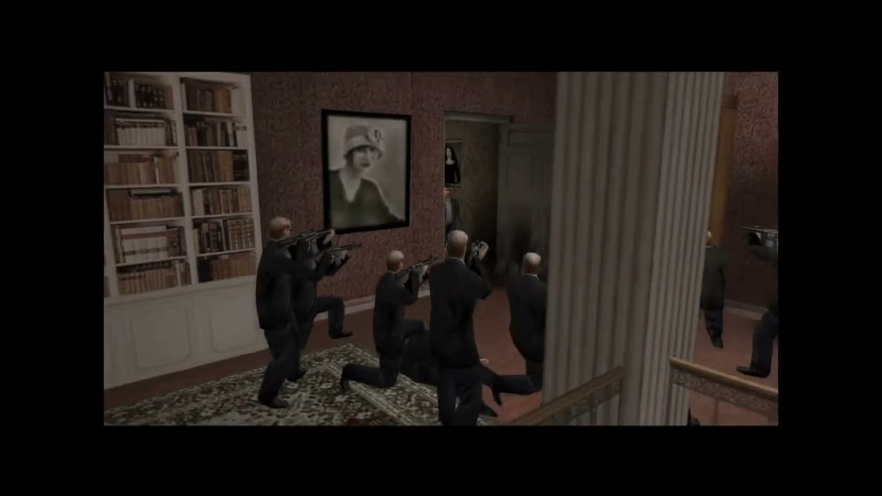 Max Payne (2001) - Aesir Bodyguards versus Grenades (Trying To Kill Nicole Horne Early)