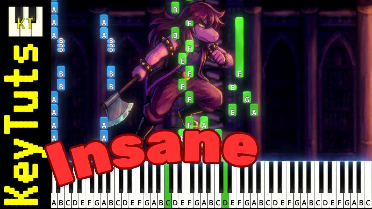 Ever Higher [Deltarune Chapter 3+4] - Insane Mode [Piano Tutorial] (Synthesia)