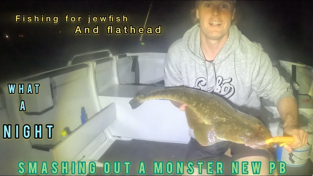 Fishing Brisbane waters for Flathead and Jewfish, Smashing PB's