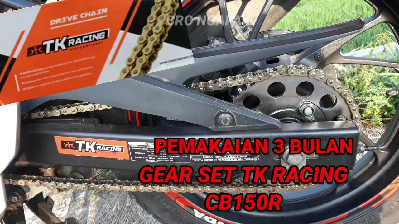 Review GEAR SET TK RACING DI CB150R 3 Bulan Pemakaian