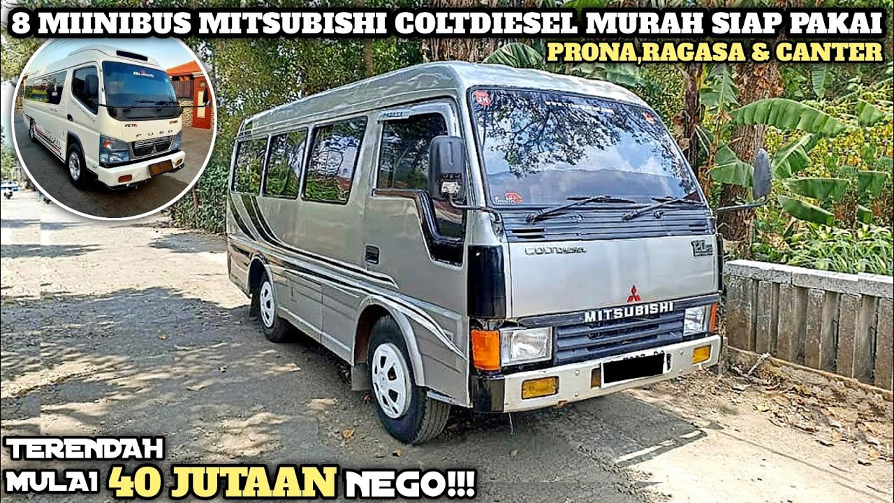 HARGA MINIBUS MITSUBISHI COLTDIESEL BEKAS MURAH || MULAI 40 JUTAAN NEGO || UPDATE TERBARU 2023
