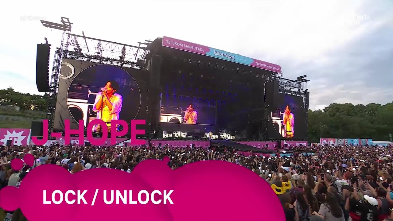 j-hope 'lock / unlock' & 'i wonder…' @ Lollapalooza Berlin 2025