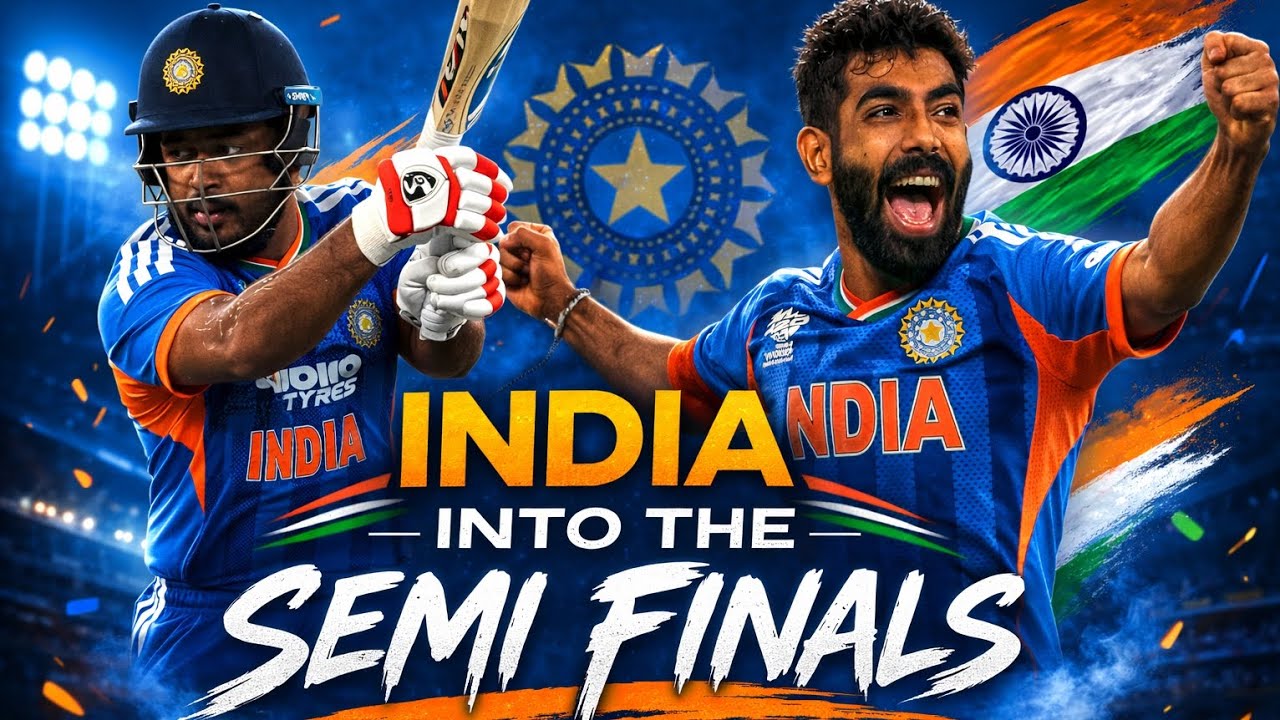 Sanju Samson's Unbeaten 97 Off 50 Balls Leads India Towards The Semi-Finals, 