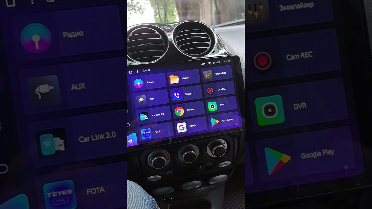 TEYES cc3 2k обзор магнитолы 4 на 64 на матиз