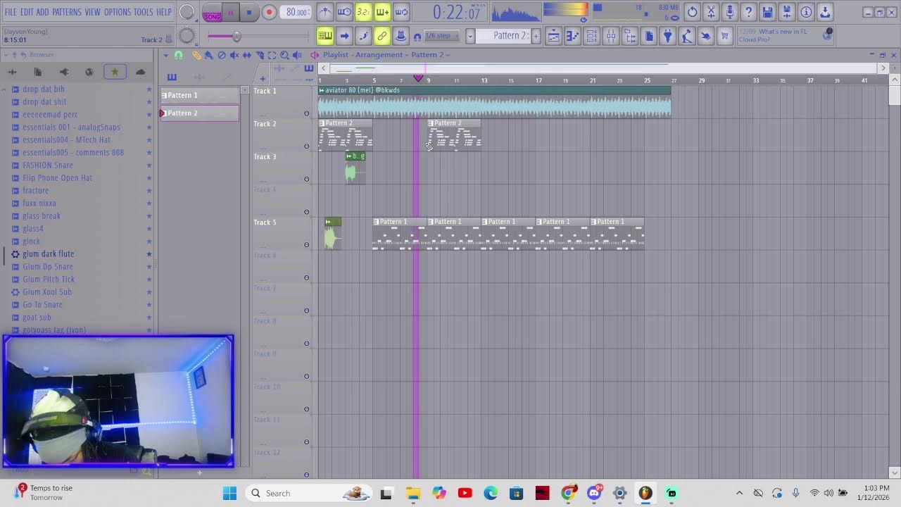 cookin up til i crashout