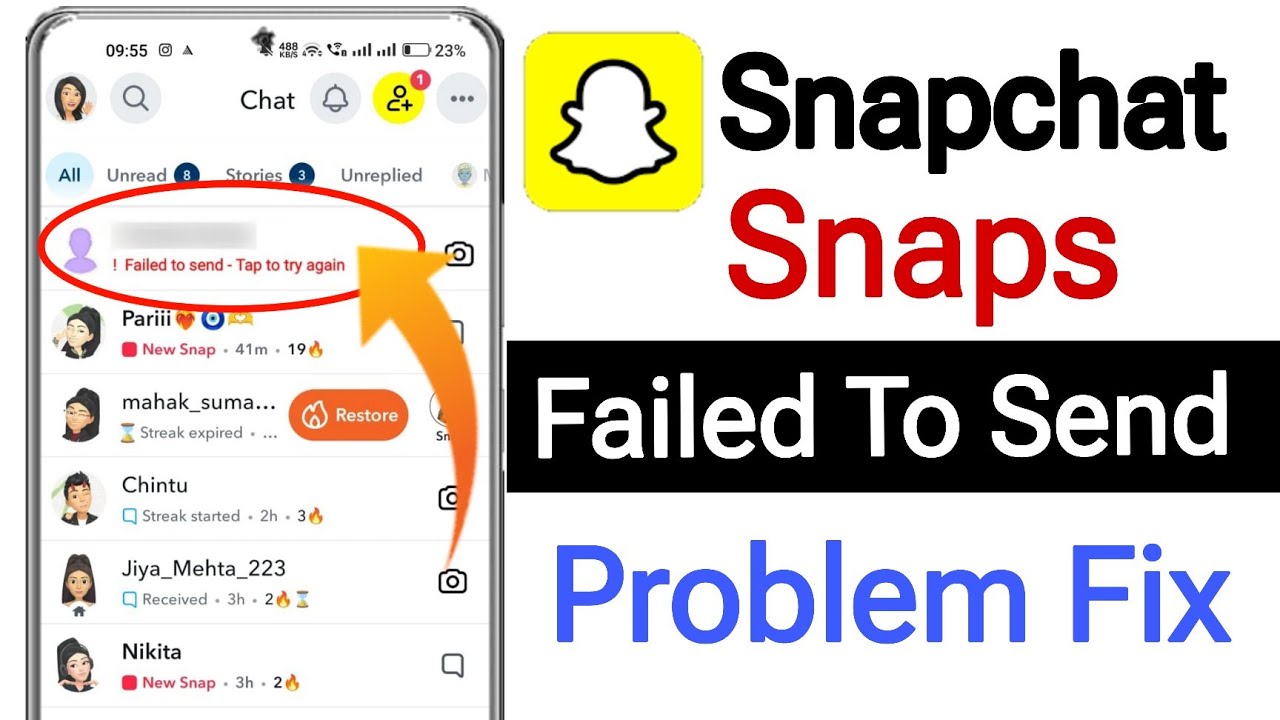 Snapchat Not Sending Snaps | Snap Failed to Send || Snapchat Error Fix 2025