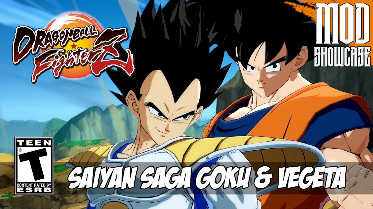 Saiyan Saga Goku & Vegeta - Dragon Ball FighterZ Mods [PC - HD]
