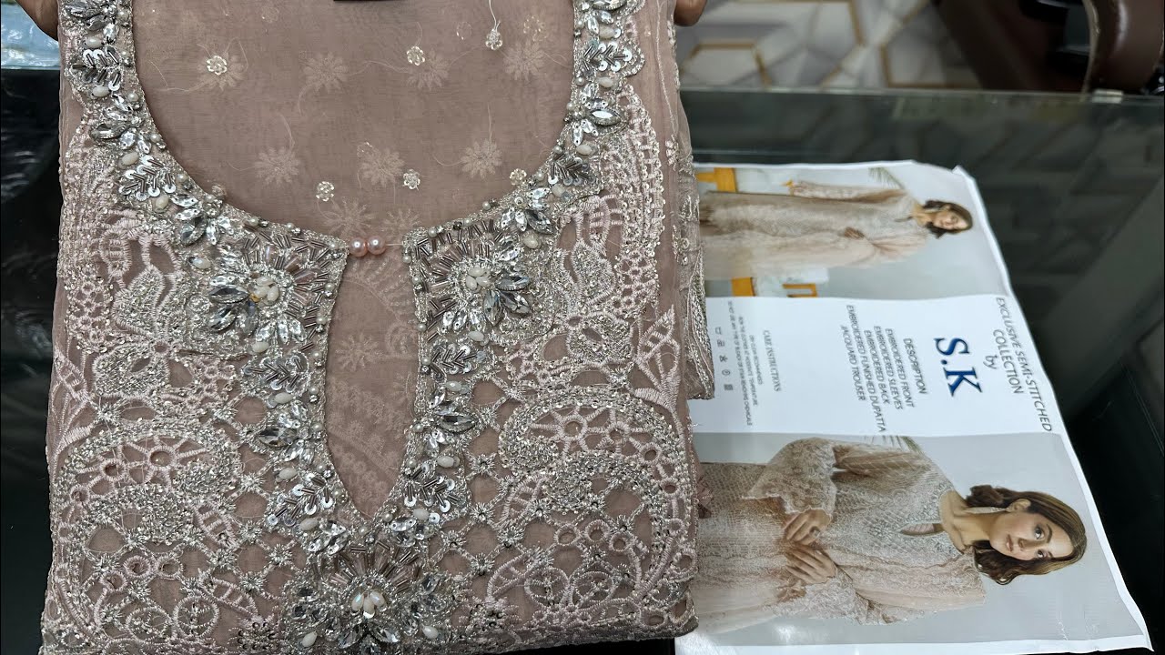 SK ✨ Exclusive💥Eid Festival Organza Dress 2026 | Pakistani Threepiece price in Dhaka | New Eid Dress