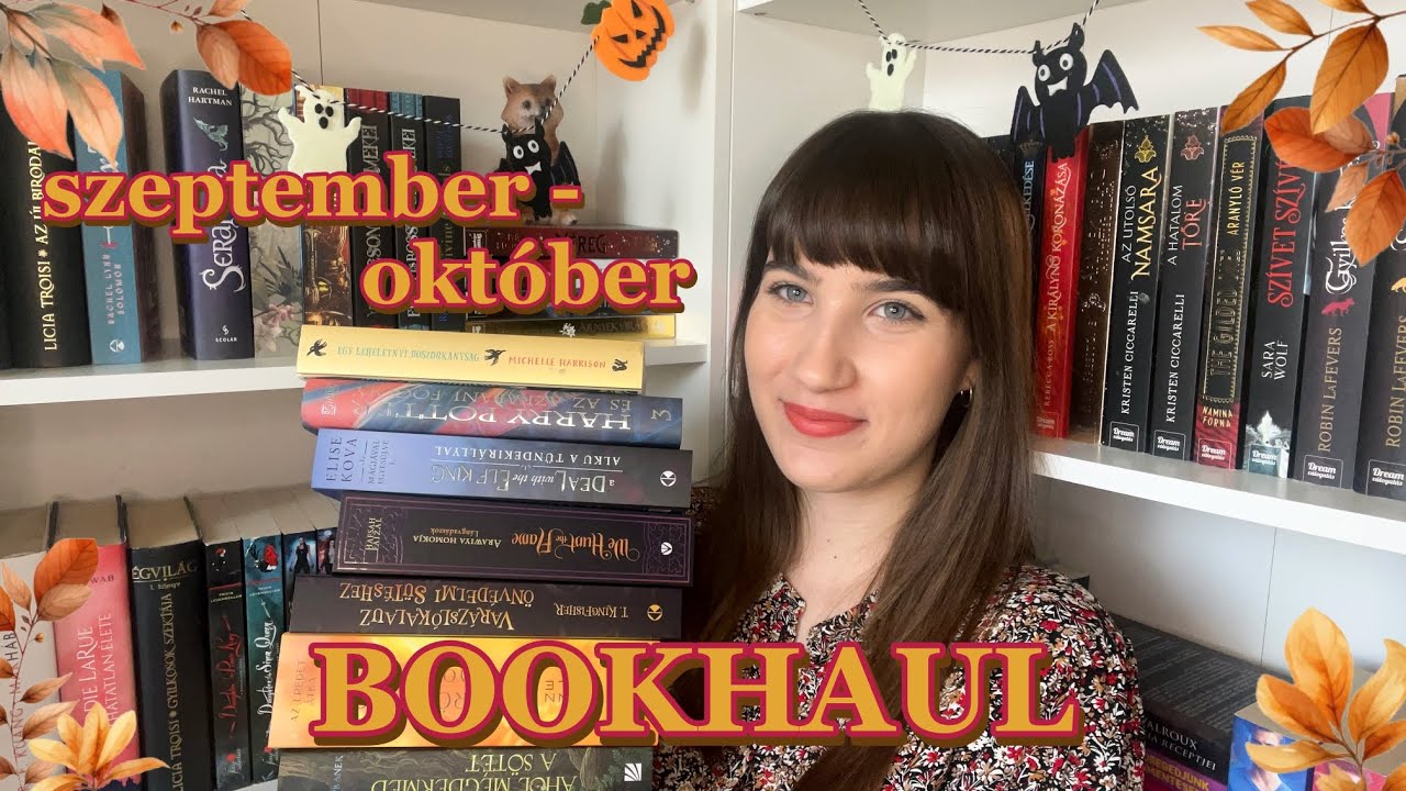 VLOGTÓBER 15: szeptember-október bookhaul | új megjelenés | Kossuth kiadó akció | 2025 |
