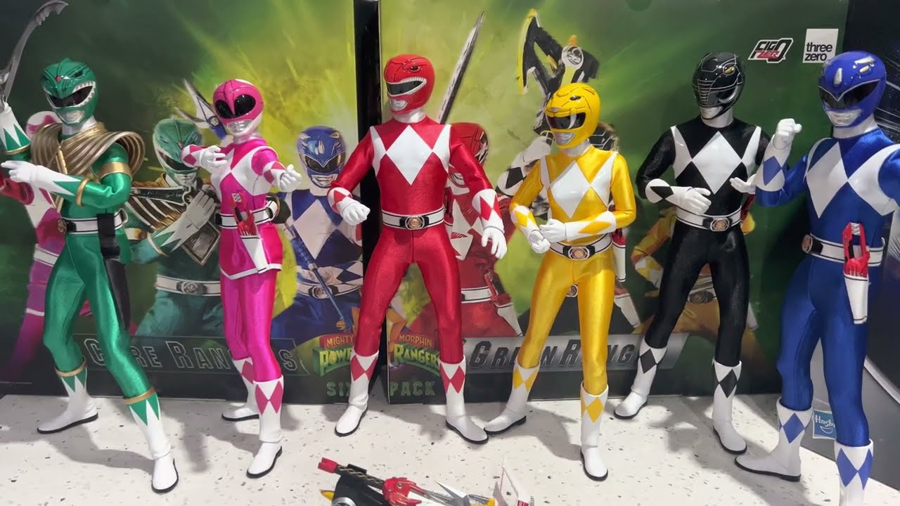 MMPR: power rangers three zero six pack en español