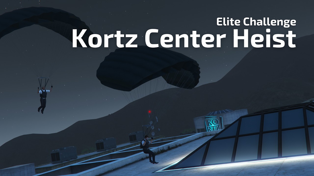 Kortz Center Heist (Elite Challenge) Parachuting Pepegas - GTA Online