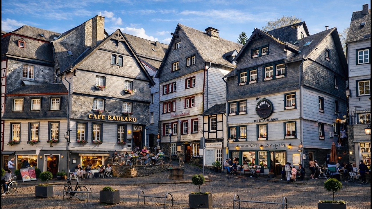 🇩🇪 MONSCHAU | Zur&uuml;ck in der Zeit: Deutschlands MITTELALTERLICHES JUWEL | Rundgang in 4K