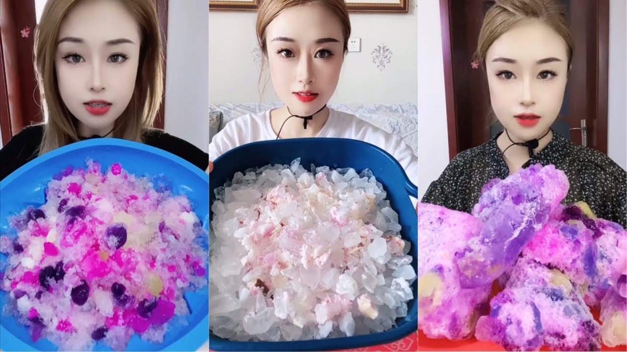Crushed Ice Eating ASMR | Ice Eating