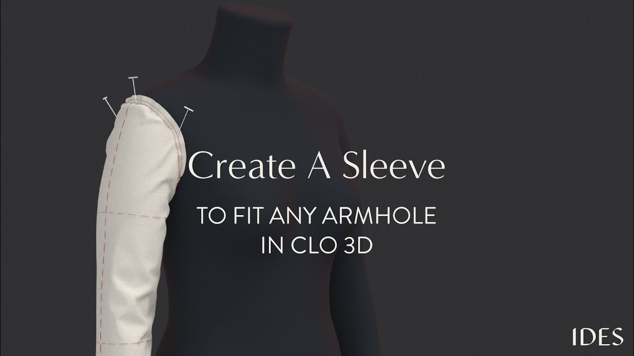 How To Create A Sleeve Pattern in CLO 3D