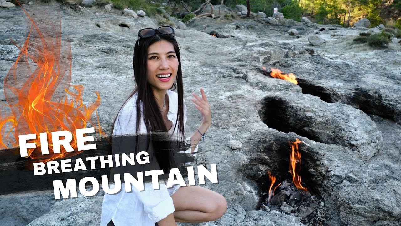 Mysterious Flames of Mount Chimaera (Yanartaş) | TURKEY
