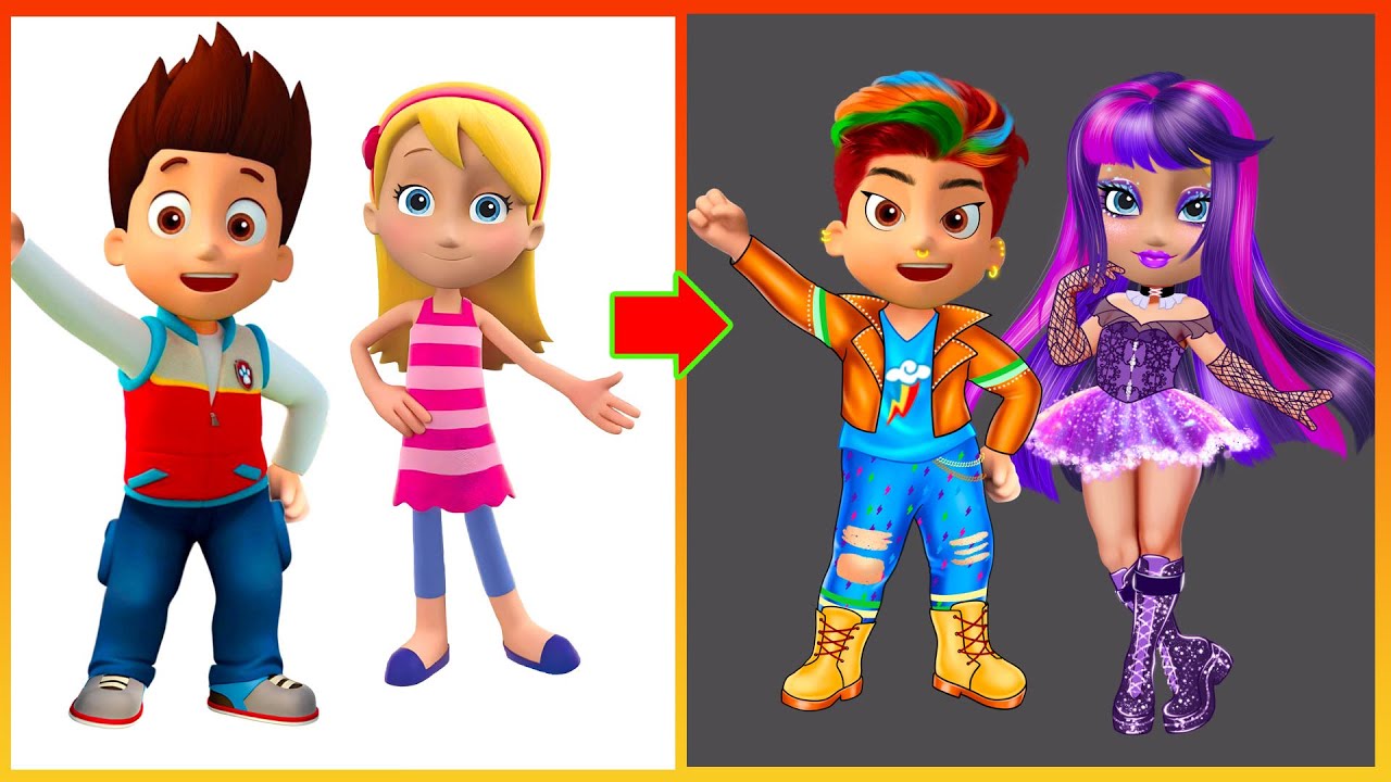 Ryder & Katie&rsquo;s Magical Glow Up into My Little Pony (Twilight Sparkle & Rainbow Dash)