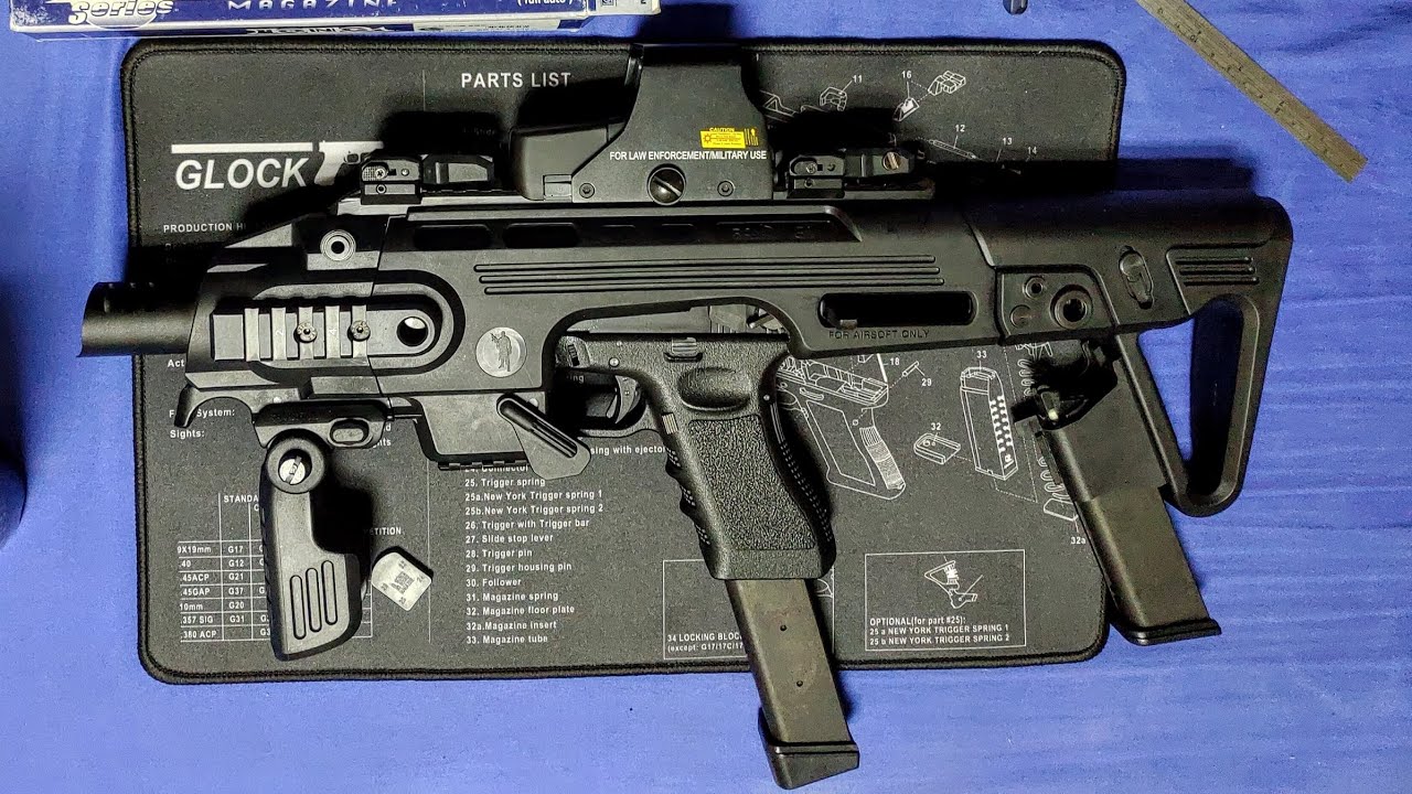 【生存遊戲開箱】KSC G18C & CAA Roni Kit GLOCK & 雜物 - 介紹與測試