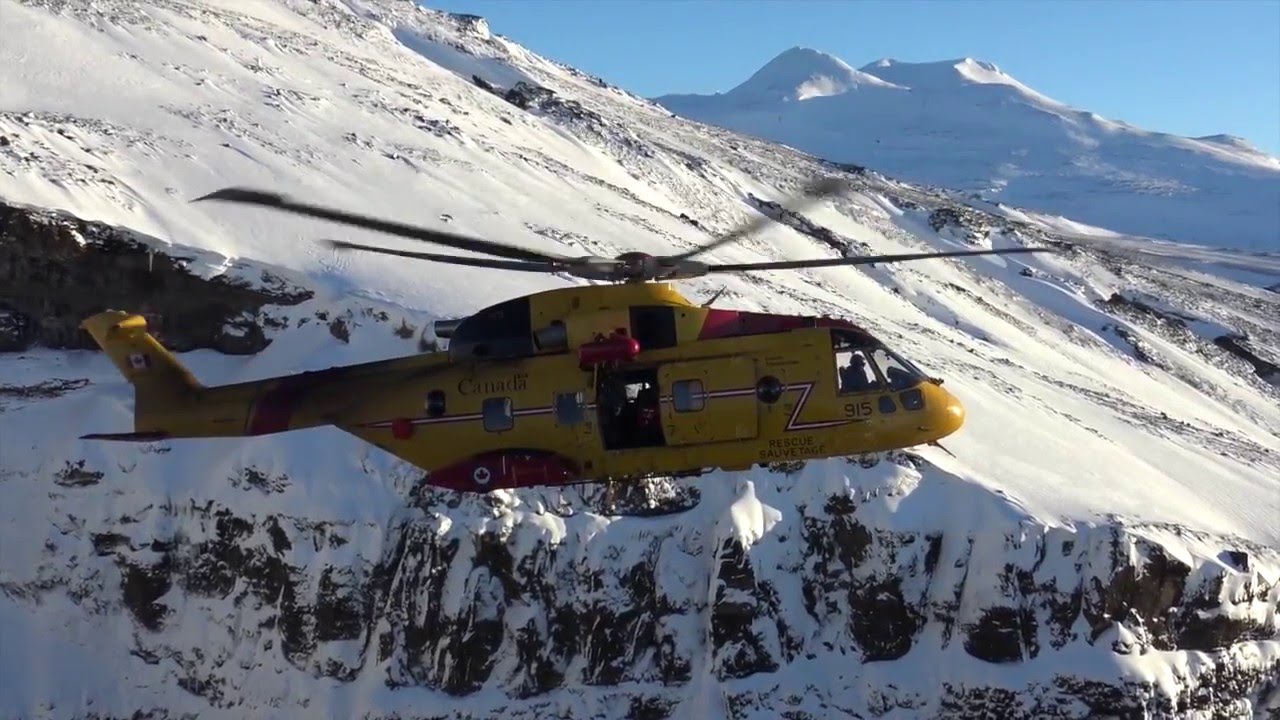 RCAF SAR CH149 103 Sqn Iceland 2016