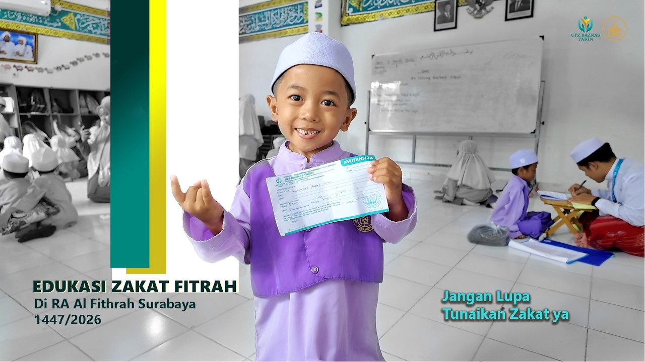 Edukasi Zakat Fitrah Di RA Al Fithrah Surabaya 2026
