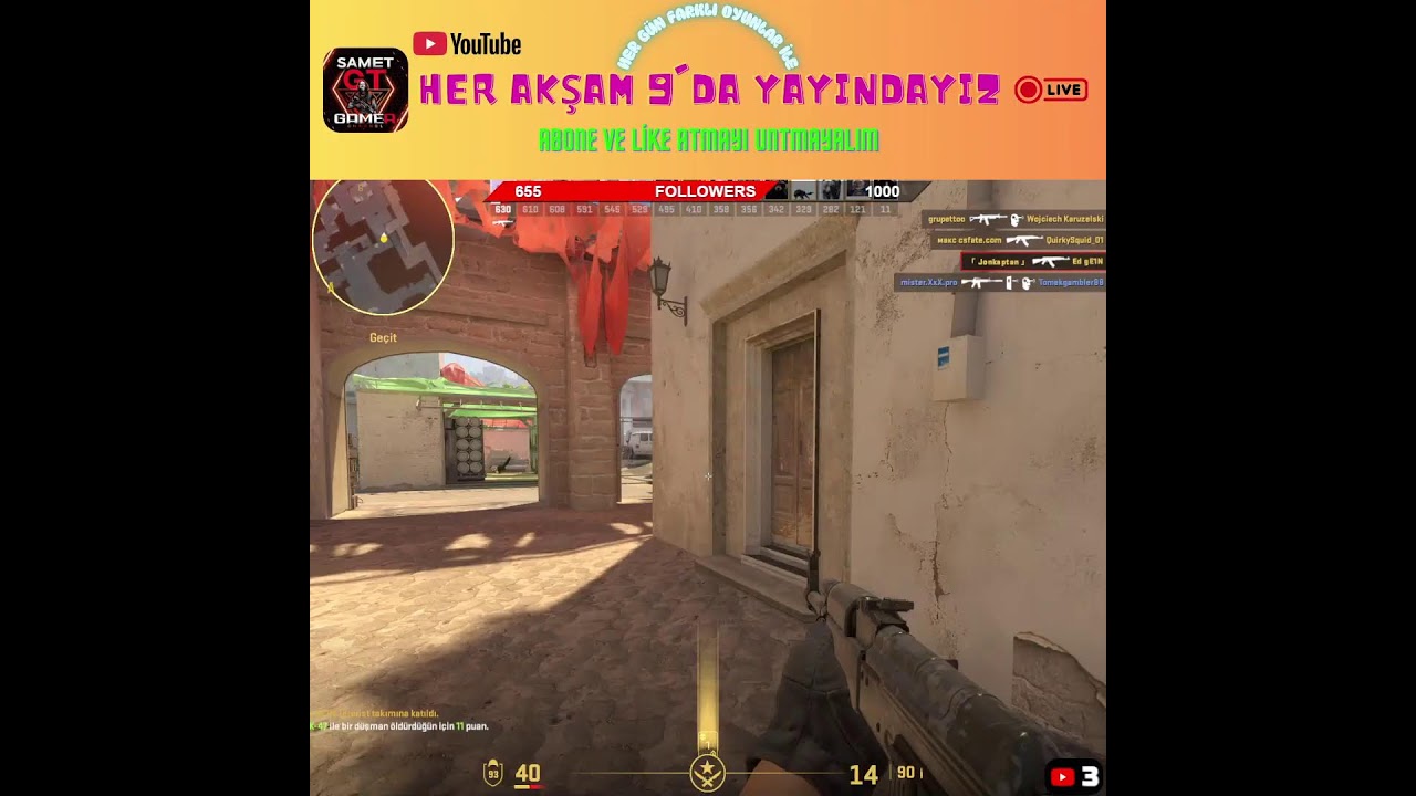 Cs Go 2 Hedefimiz 1000 abone  | Akşam Yayını