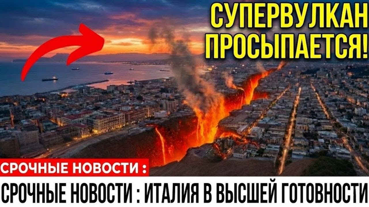 Поццуоли трещит: открылся 8‑км путь &mdash; Кампи-Флегреи связались с Везувием, под угрозой 3,5 млн