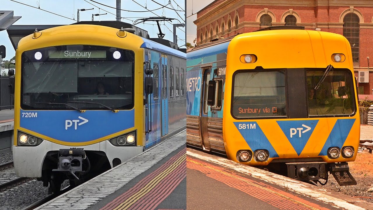 Trains at Albion and Sunshine