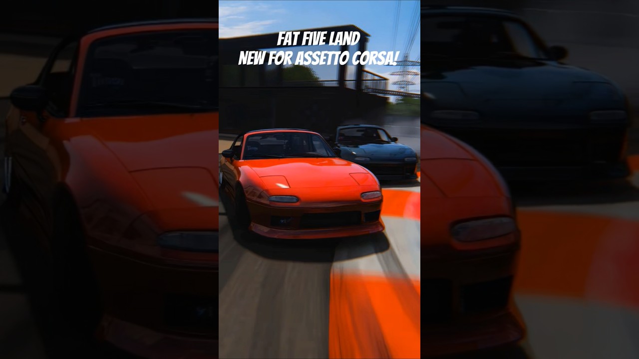 Feint Visuals just dropped Fat Five Land for Assetto! So much fun in their Miata too.. #assettocorsa
