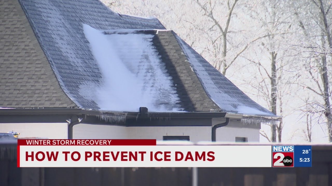 How to prevent ice dams