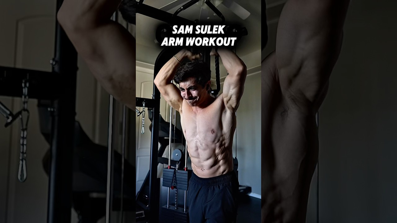 Sam Sulek Arm Workout💀workout plans in my bio🤝 #bernardorebeil #armday #samsulek