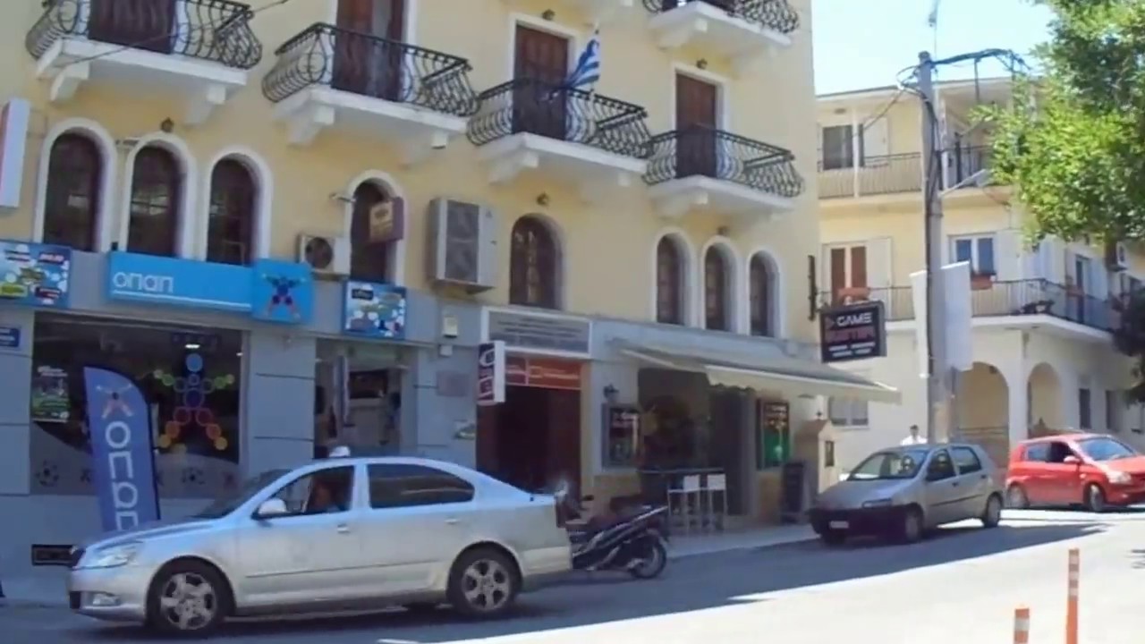 Zakynthos Town - Greece - Tourist Fun Train Ride 2017