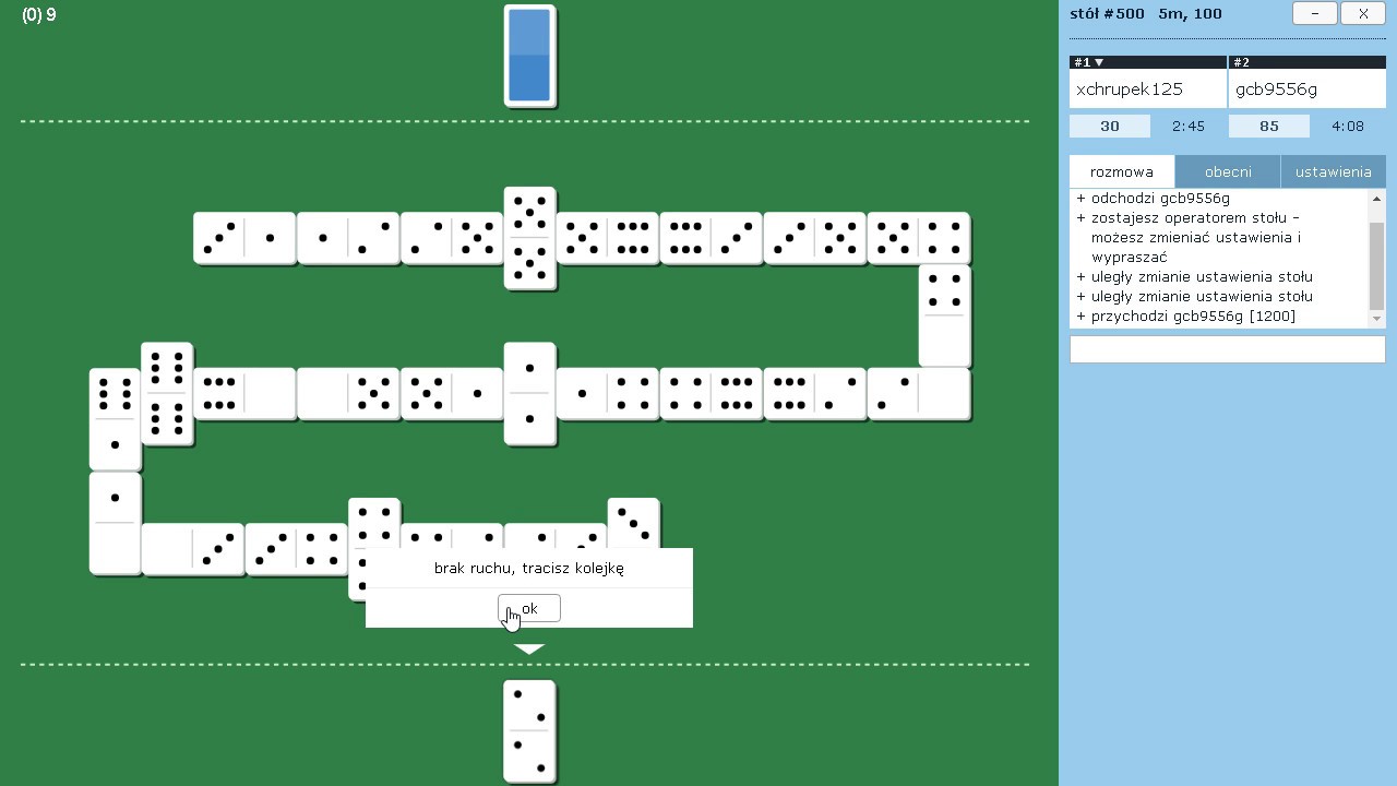 Domino na kurniku