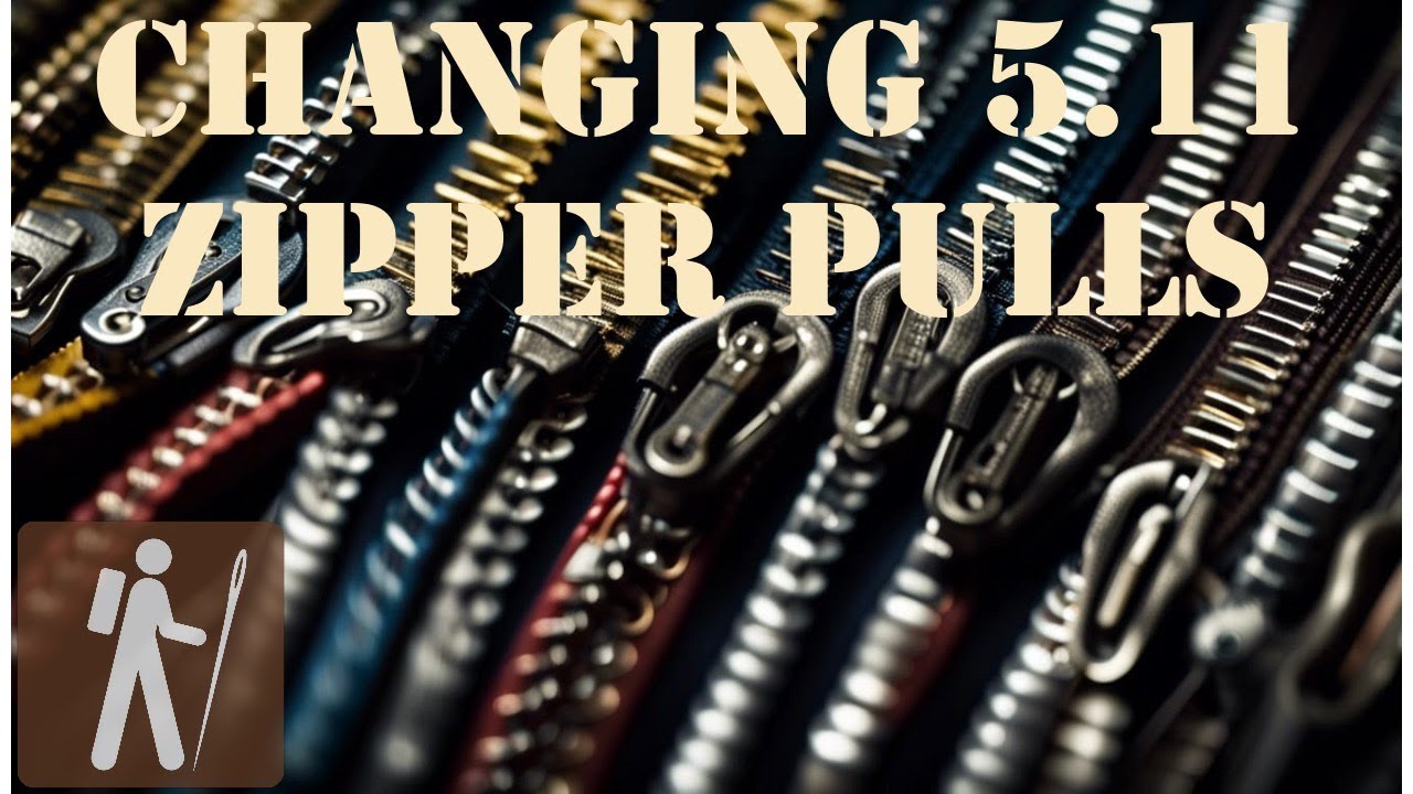 Removing the zip ends on 5.11 and other bags