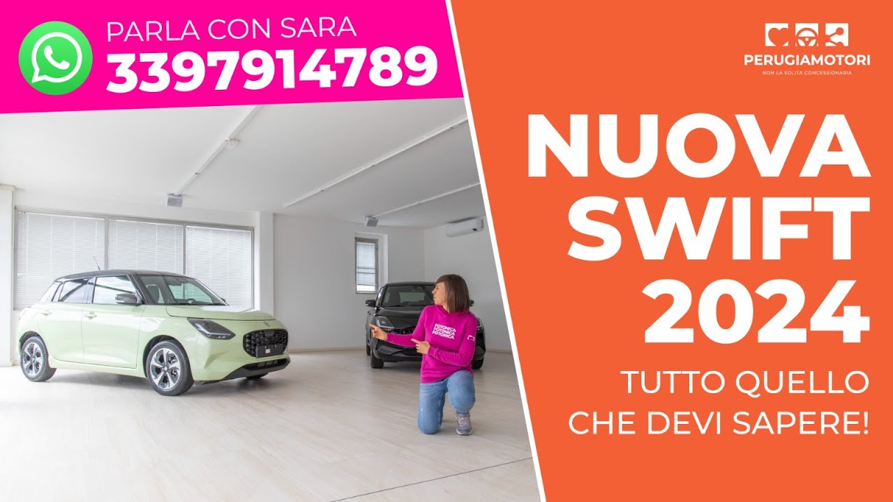 NUOVA SWIFT 2024 RECENSIONE, COLORI, 4X4 E ALLGRIP