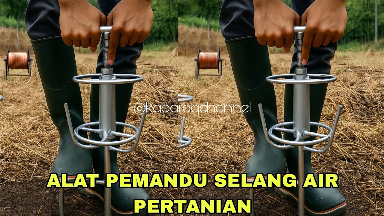 Alat pemandu selang air pertanian / roll penarik pemandu selang air pertanian