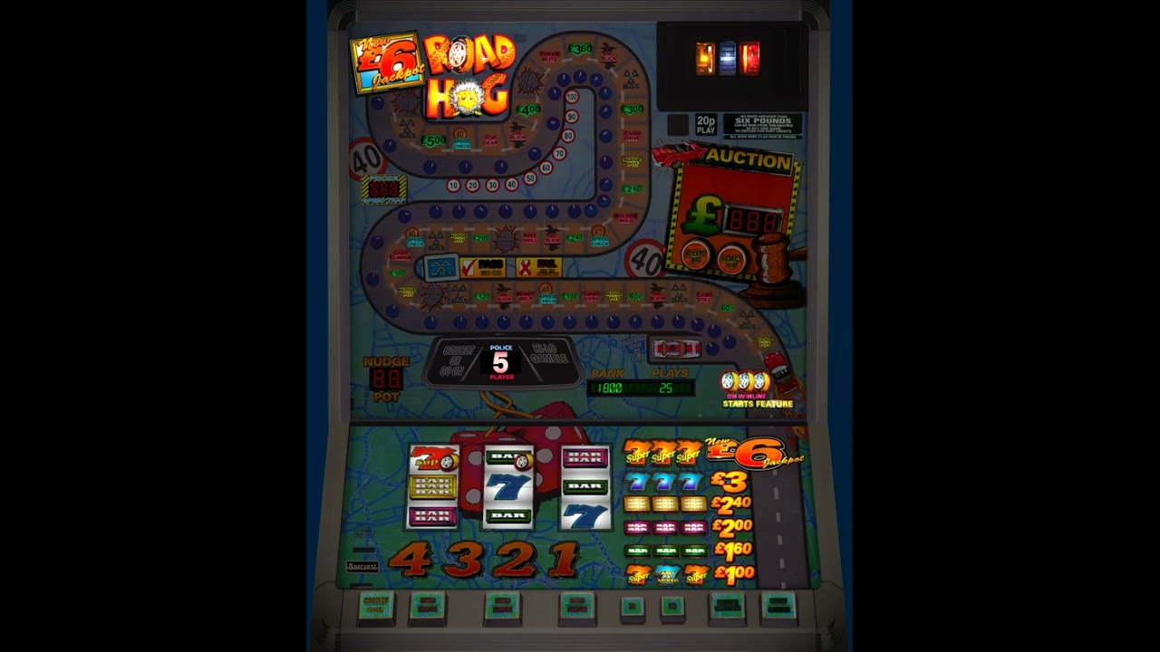 Road Hog - £6 Jackpot - Barcrest - By Ze Frog