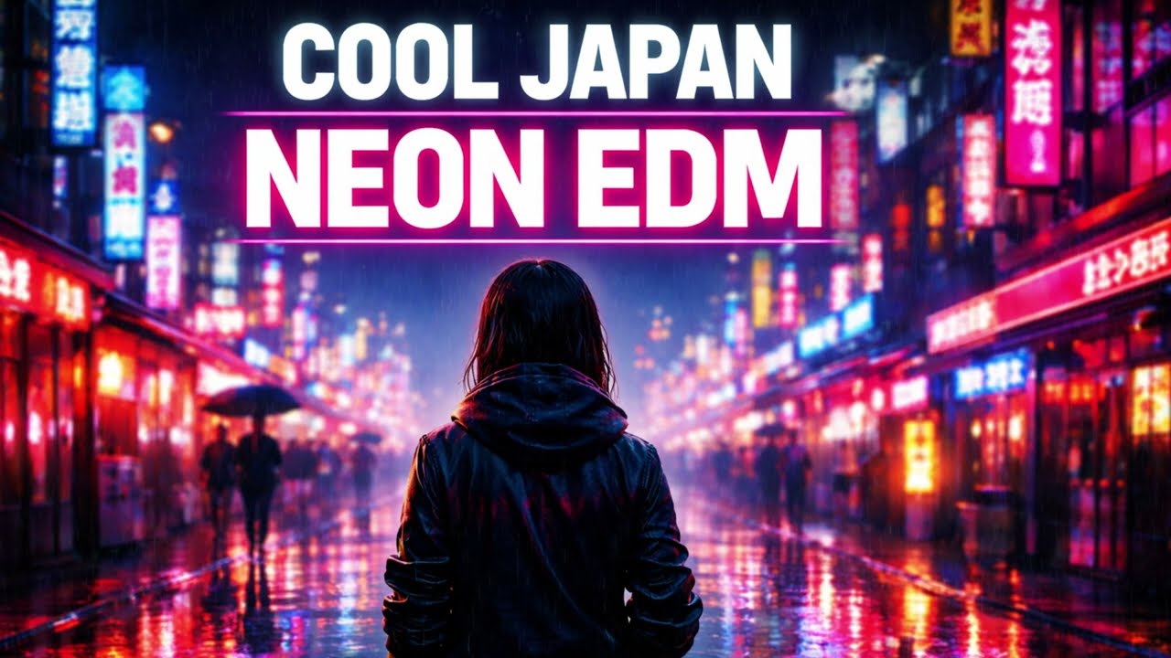 Cool Japan Neon EDM Mix 🌃 Tokyo Night Drive / Cyberpunk Vibes