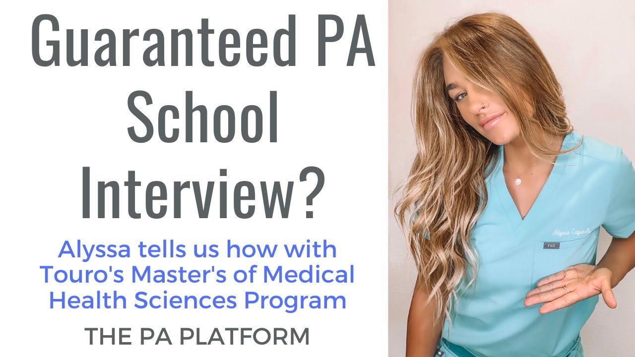 How Touro's Master's Program Can Get You Into PA School!