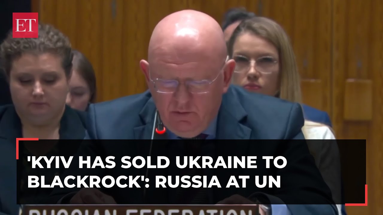 'Kyiv has sold Ukraine to BlackRock': Russia lambasts Ukraine for taking support from US